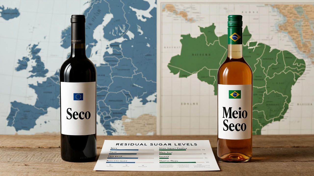 Por que um Vinho Seco na União Europeia pode ser Meio Seco no Brasil?